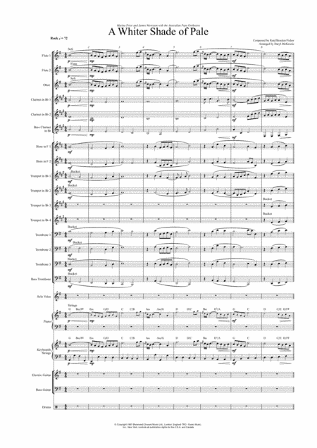 A Whiter Shade Of Pale (arr. Daryl McKenzie)