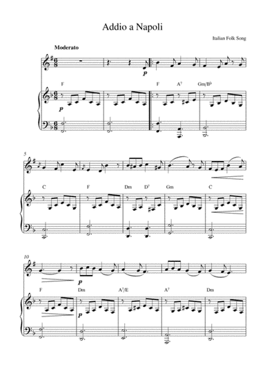 Addio a Napoli (arr. Kaiserin Rebecca)