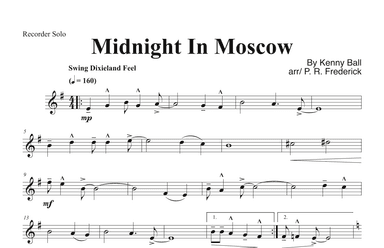 Midnight In Moscow (arr. P. R. Frederick)
