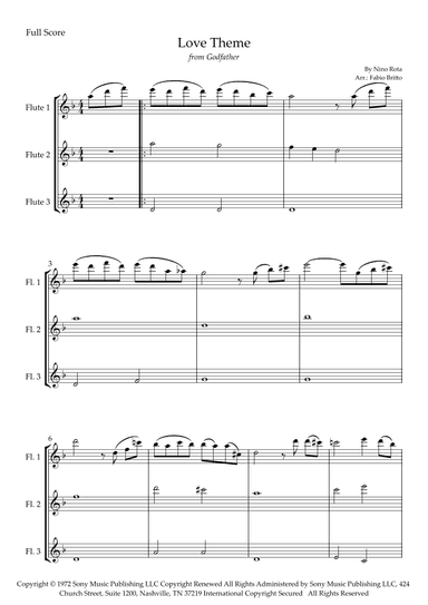 The Godfather (love Theme) (arr. Fabio Britto)