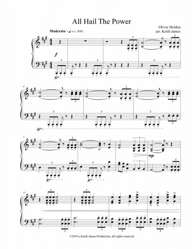 All Hail The Power Of Jesus' Name (arr. Keith James)