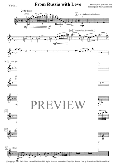 From Russia With Love (arr. Jan Angermüller)
