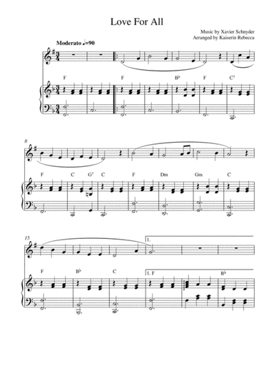 Love For All (arr. Kaiserin Rebecca)