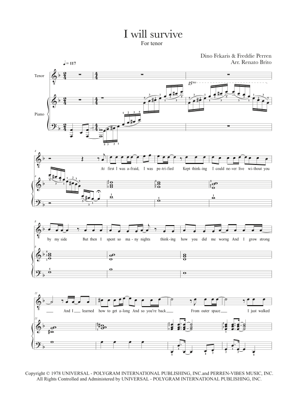 I Will Survive (arr. Renato Brito)