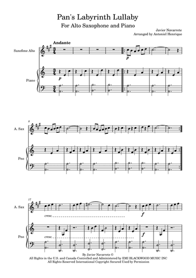 Pan's Labyrinth Lullaby (arr. Antoniel Henrique)