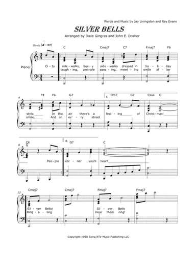 Silver Bells (arr. Dave Gingras, John E. Dosher)