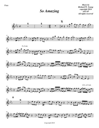So Amazing- Flute