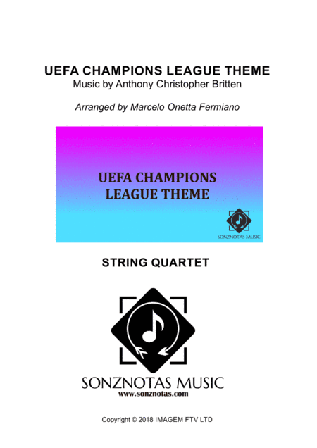 Uefa Champions League Team (arr. Marcelo Onetta Fermiano)