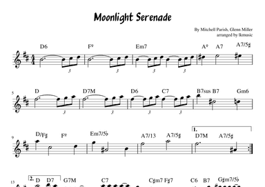 Moonlight Serenade (arr. Lkmusic)