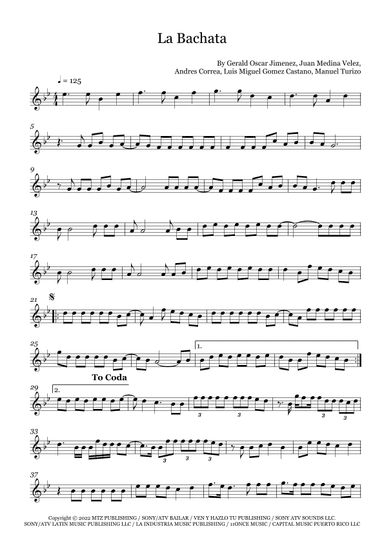 La Bachata (arr. Fernanda Moura)