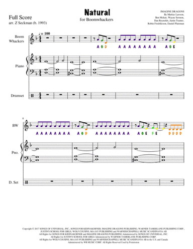 Natural (arr. Zachary Seckman)