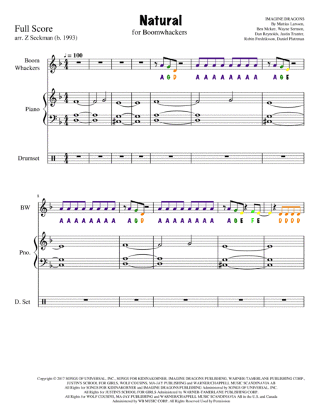 Natural (arr. Zachary Seckman)