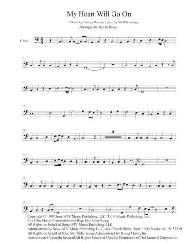 My Heart Will Go On (Love Theme from Titanic) (arr. Kevin Busse)