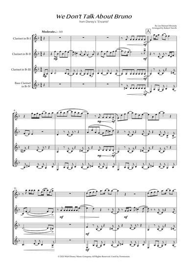 We Don't Talk About Bruno (arr. Robert Newth)