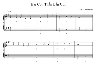 2 CON TH?N L?N CON (arr. Le Nhat Quang)