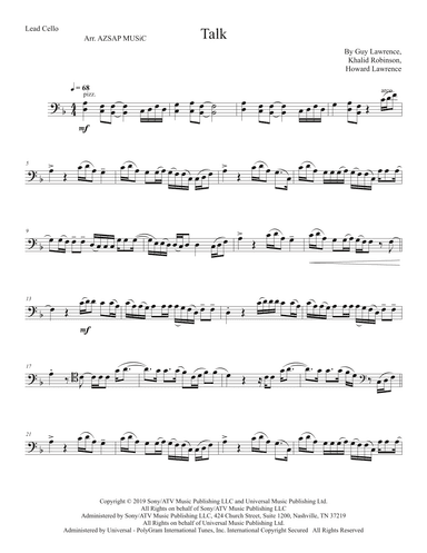 Talk (arr. AZSAP MUSiC)