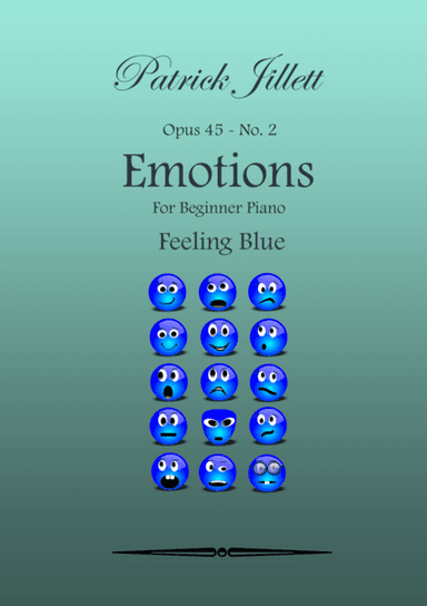 Emotions - For Beginner Piano No. 2 - Feeling Blue