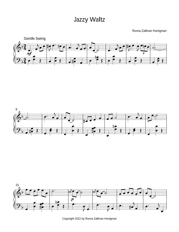 Jazzy Waltz