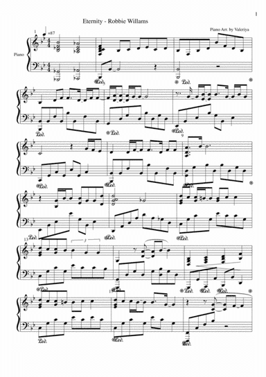 Eternity (arr. Valeriya Zagonyaeva)