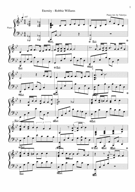 Eternity (arr. Valeriya Zagonyaeva)