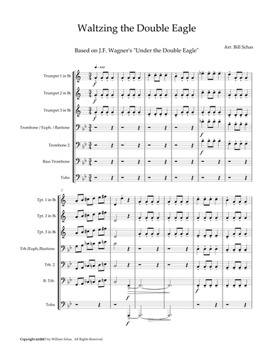 Waltzing the Double Eagle (arr. Bill Schas)