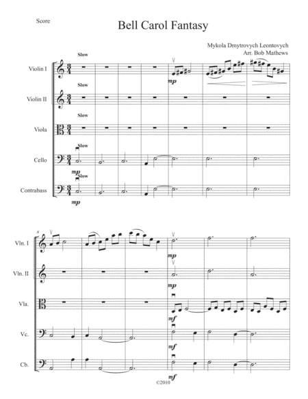 Bell Carol Fantasy (arr. Bob Mathews)