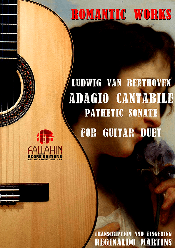 ADAGIO CANTABILE (PATHETIC SONATE) - BEETHOVEN - FOR  GUITAR DUET (arr. REGINALDO MARTINS)