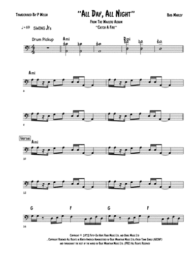 All Day All Night (arr. P Welsh)
