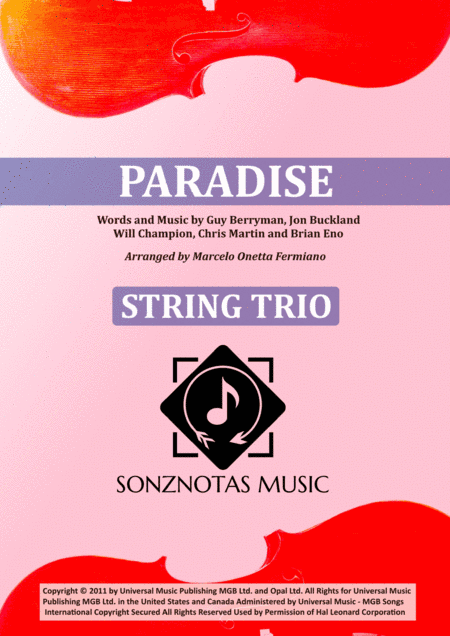 Paradise (arr. Marcelo Onetta Fermiano)