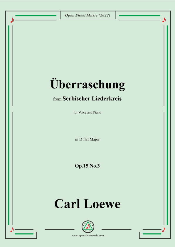 Loewe-Überraschung,in D flat Major,Op.15 No.3 (arr. OSM Press)