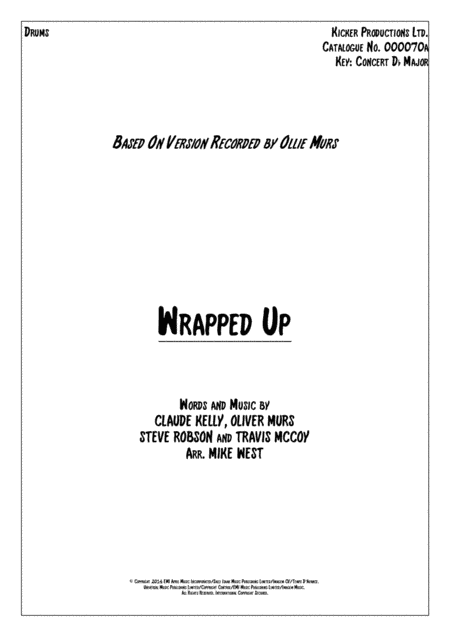 Wrapped Up (arr. Mike West)