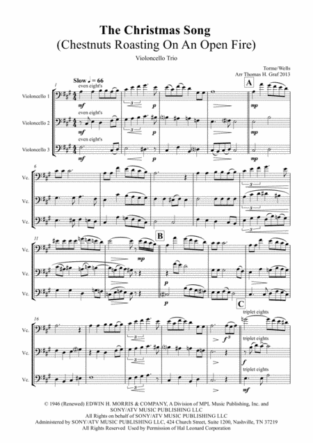 The Christmas Song (Chestnuts Roasting On An Open Fire) (arr. Thomas H. Graf)