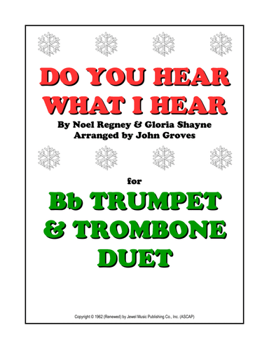 Do You Hear What I Hear (arr. John Groves)