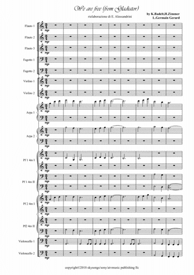 Gladiator Main Theme (arr. Ester Alessandrini)