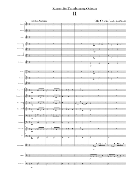 Molto Andante from Trombone Concerto (arr. Antti Nissilä)