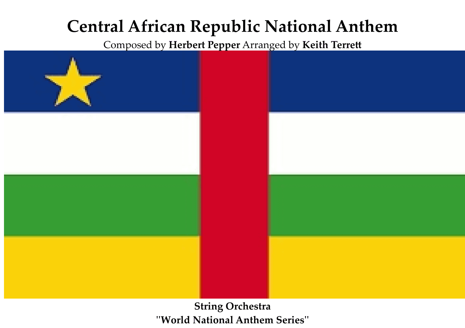 Central African Republic National Anthem for String Orchestra (arr. Keith Terrett)