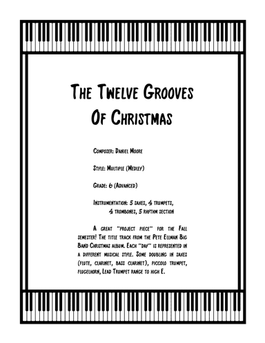 The Twelve Grooves of Christmas (arr. Daniel Moore)