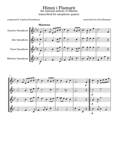 Himni i Flamurit (arr. Sam Bateman)