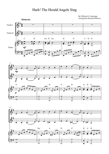Hark! The Herald Angels Sing (arr. Kaiserin Rebecca)