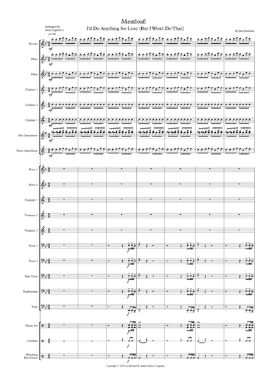 I'd Do Anything For Love (but I Won't Do That) (arr. Andy Lightfoot)