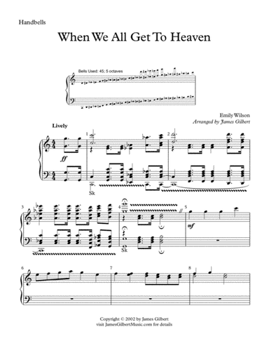 When We All Get To Heaven (arr. James Gilbert)