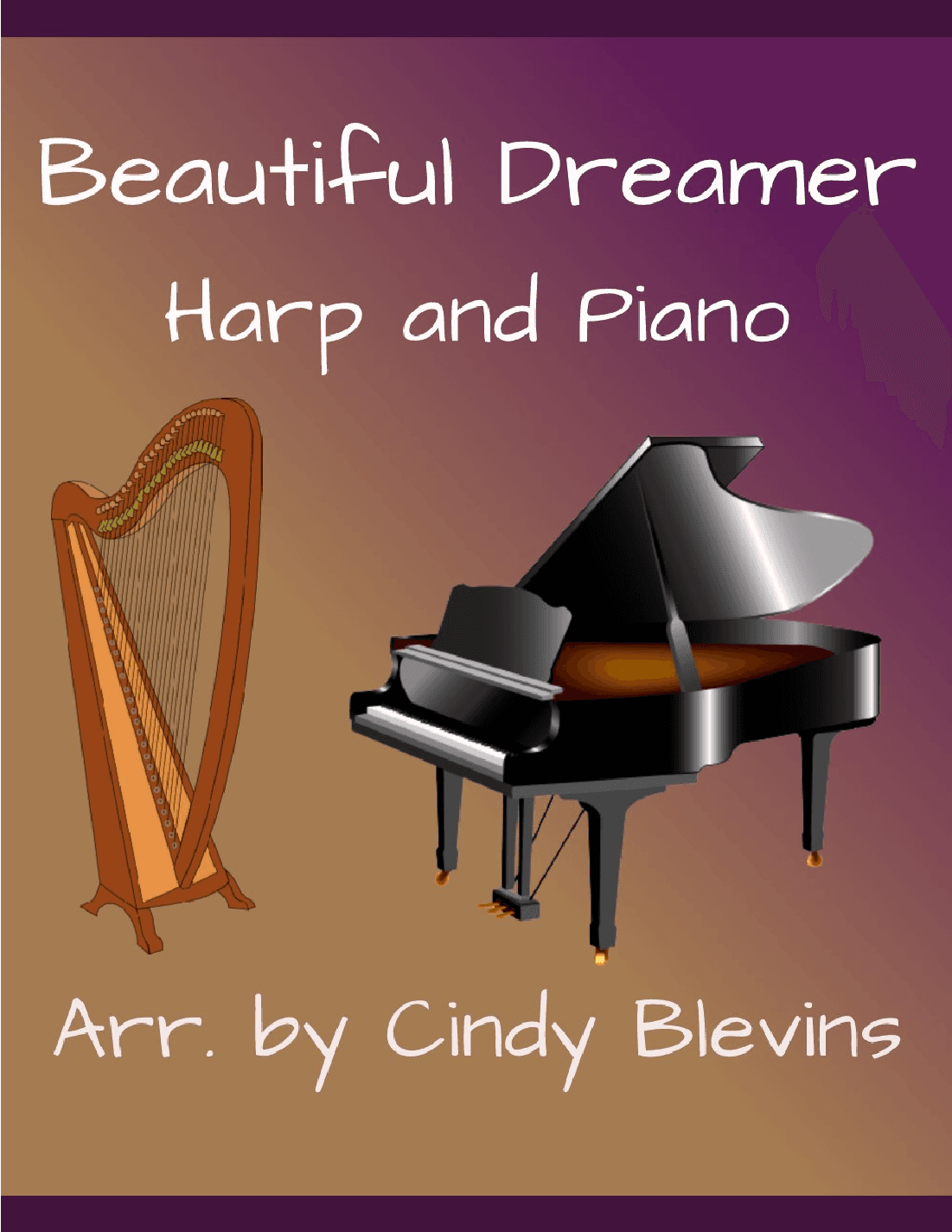 Beautiful Dreamer, Harp and Piano Duet (arr. Cindy Blevins)