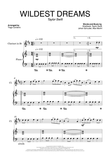 Wildest Dreams (arr. Tiago Cordeiro)