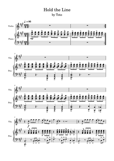 Hold The Line (arr. Anya Alston)
