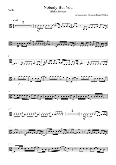 Nobody But Me (arr. Melquisedeque C.Silva)