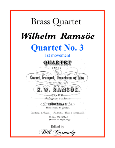 Ramsöe Brass Quartet Nr. 3, 1st mvt. (arr. Bill Carmody)