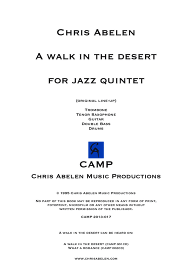 A walk in the desert