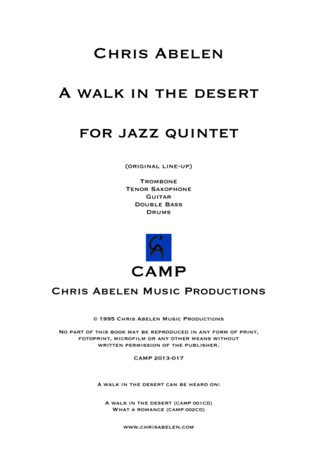A walk in the desert