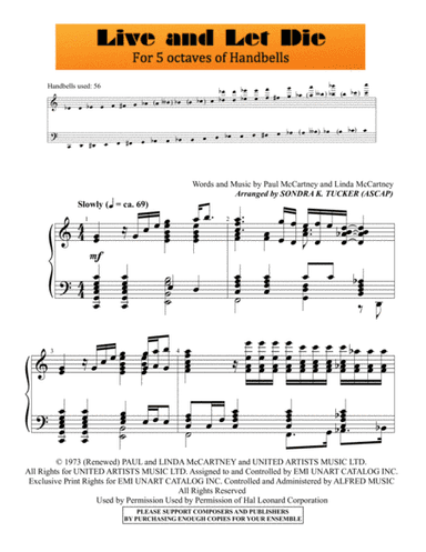 Live And Let Die (arr. Sondra K. Tucker)