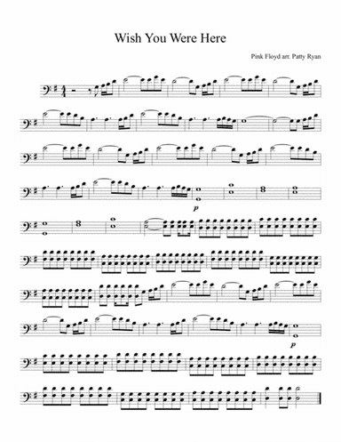 Wish You Were Here (arr. Patricia Ryan)